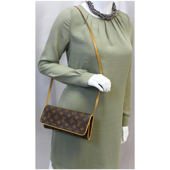 Brown Louis Vuitton Monogram Pochette Twin GM Crossbody Bag – Designer  Revival