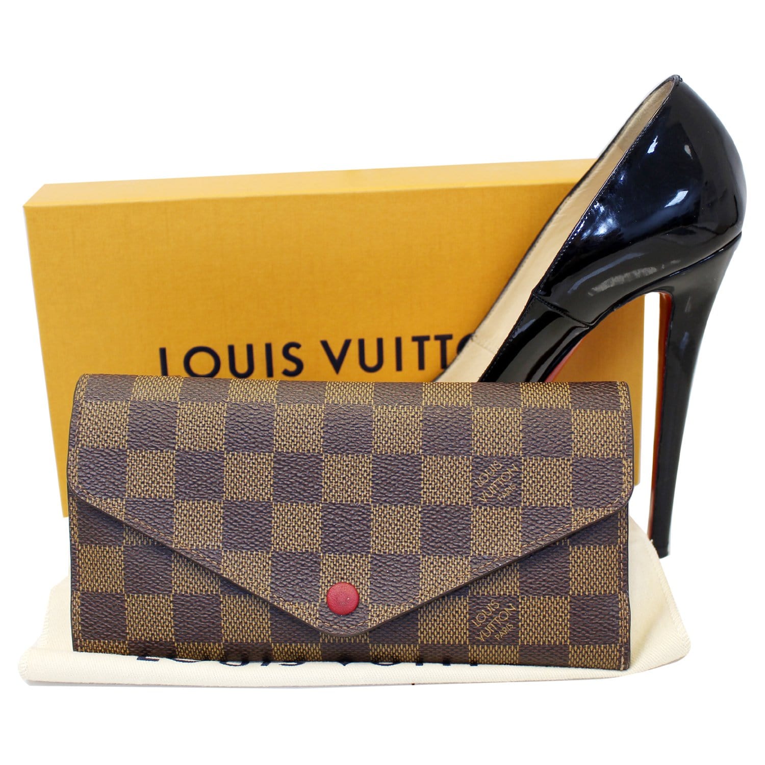 Louis Vuitton Damier Azur Canvas Josephine Wallet N63545