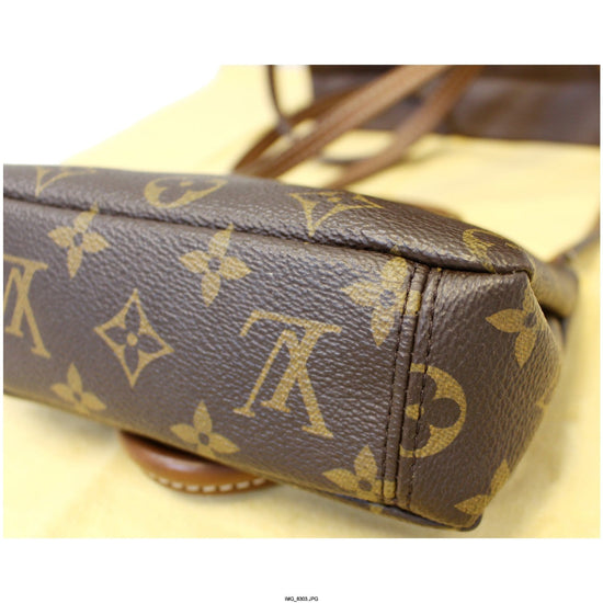 Louis Vuitton Nice Monogram Nano Brown in Coated Canvas with Gold-tone - US