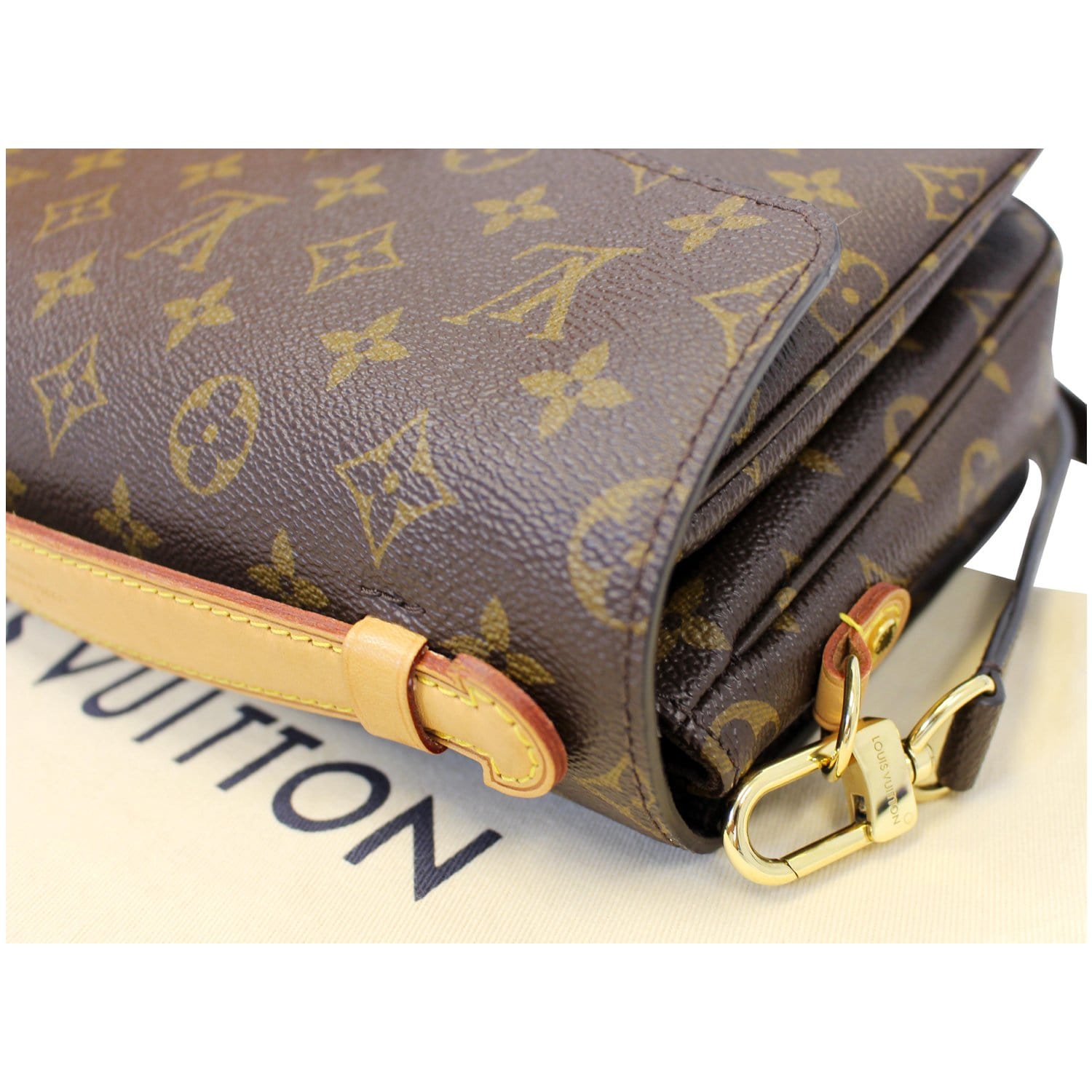 LOUIS VUITTON Metis Pochette Monogram Canvas Crossbody Bag Brown-US