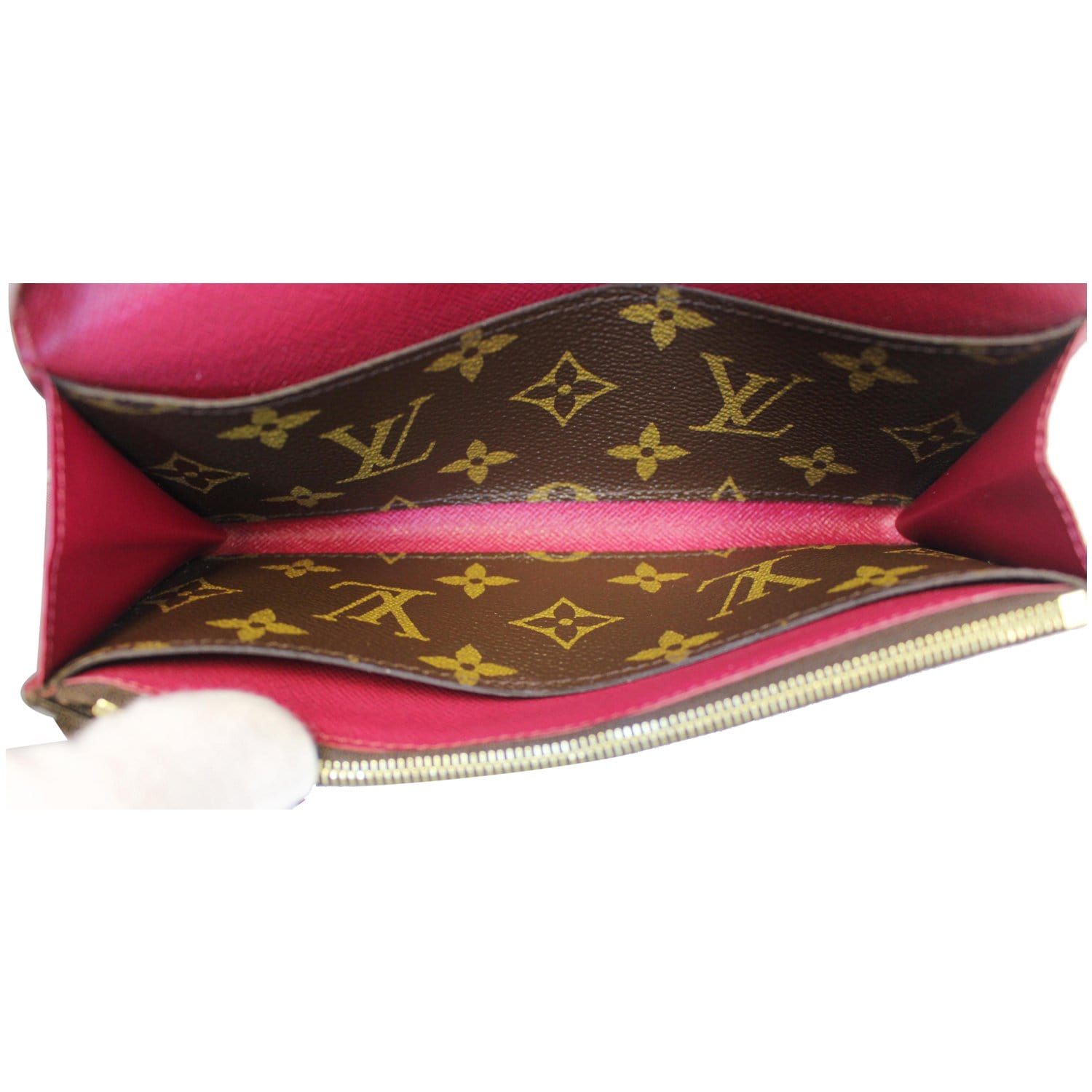 Louis Vuitton Emilie Wallet - Lv Monogram Wallet Fuchsia