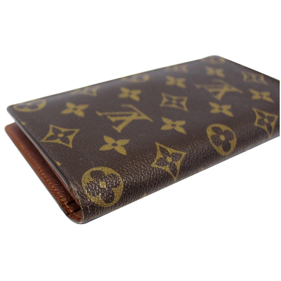 Louis Vuitton Brazza Wallet Monogram Canvas Brown