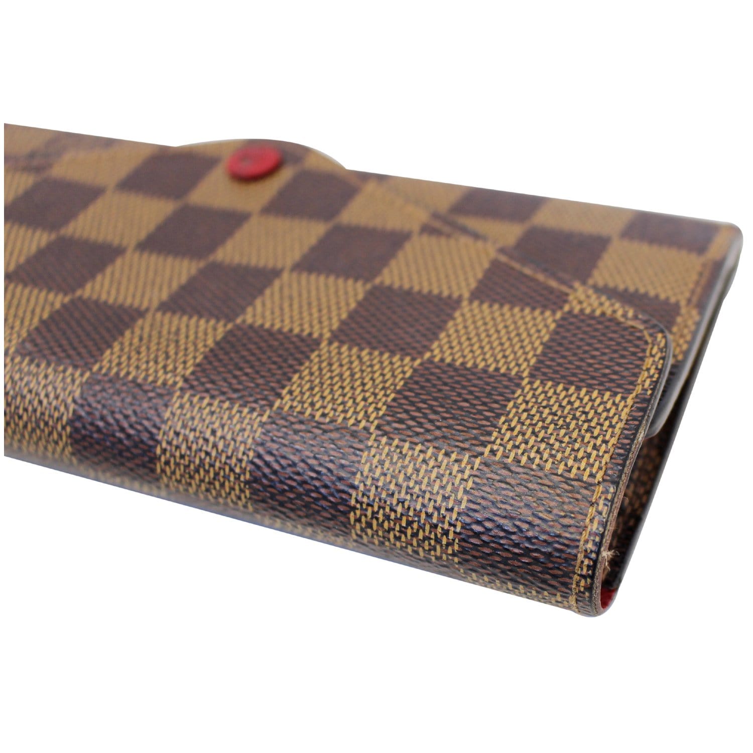 LOUIS VUITTON Damier Ebene Josephine Wallet Brown-US