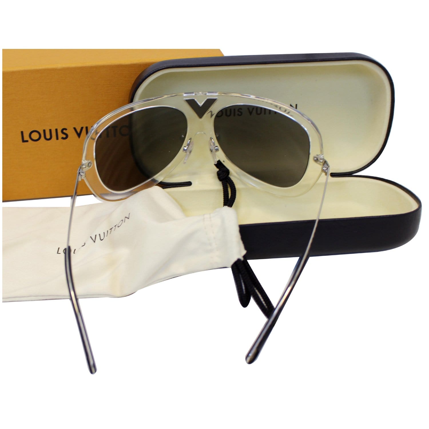 LOUIS VUITTON Aviators Sunglasses Gray-US