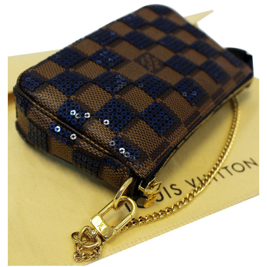 Louis Vuitton 2013 Sequin Damier Paillettes Mini Pochette Accessoires ○  Labellov ○ Buy and Sell Authentic Luxury