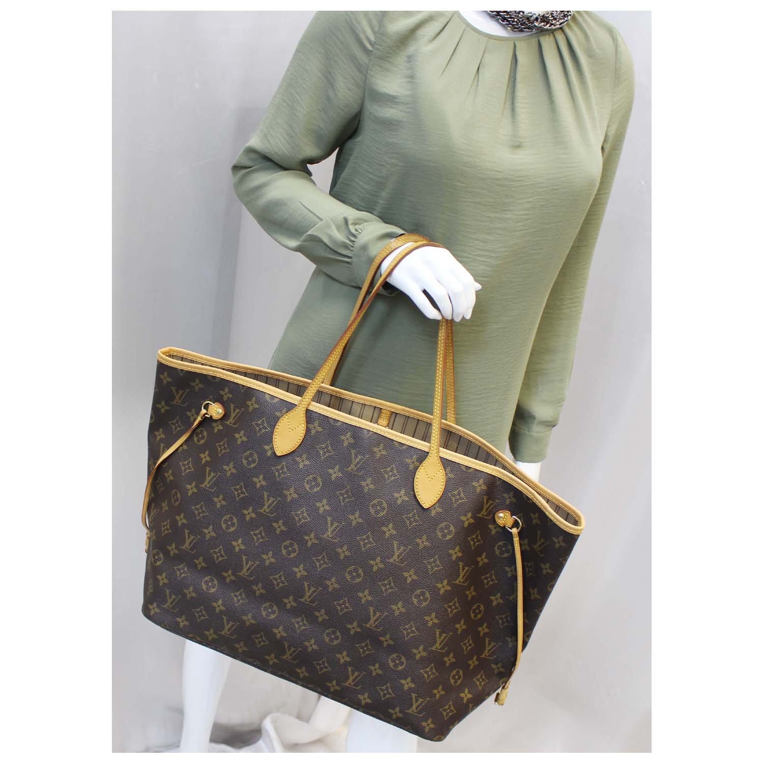 LOUIS VUITTON Neverfull GM Monogram Canvas Shoulder Bag-US