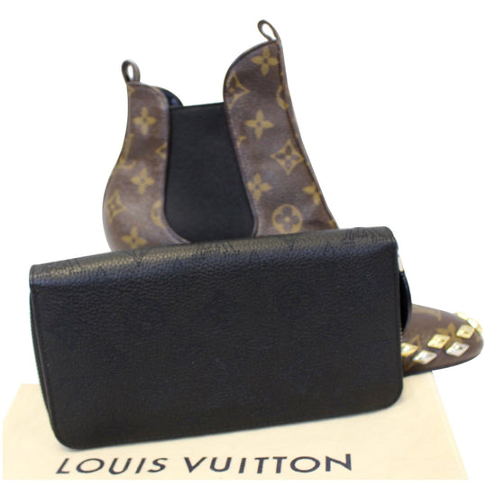 LOUIS VUITTON Mahina Noir Zippy Wallet Noir Black-US