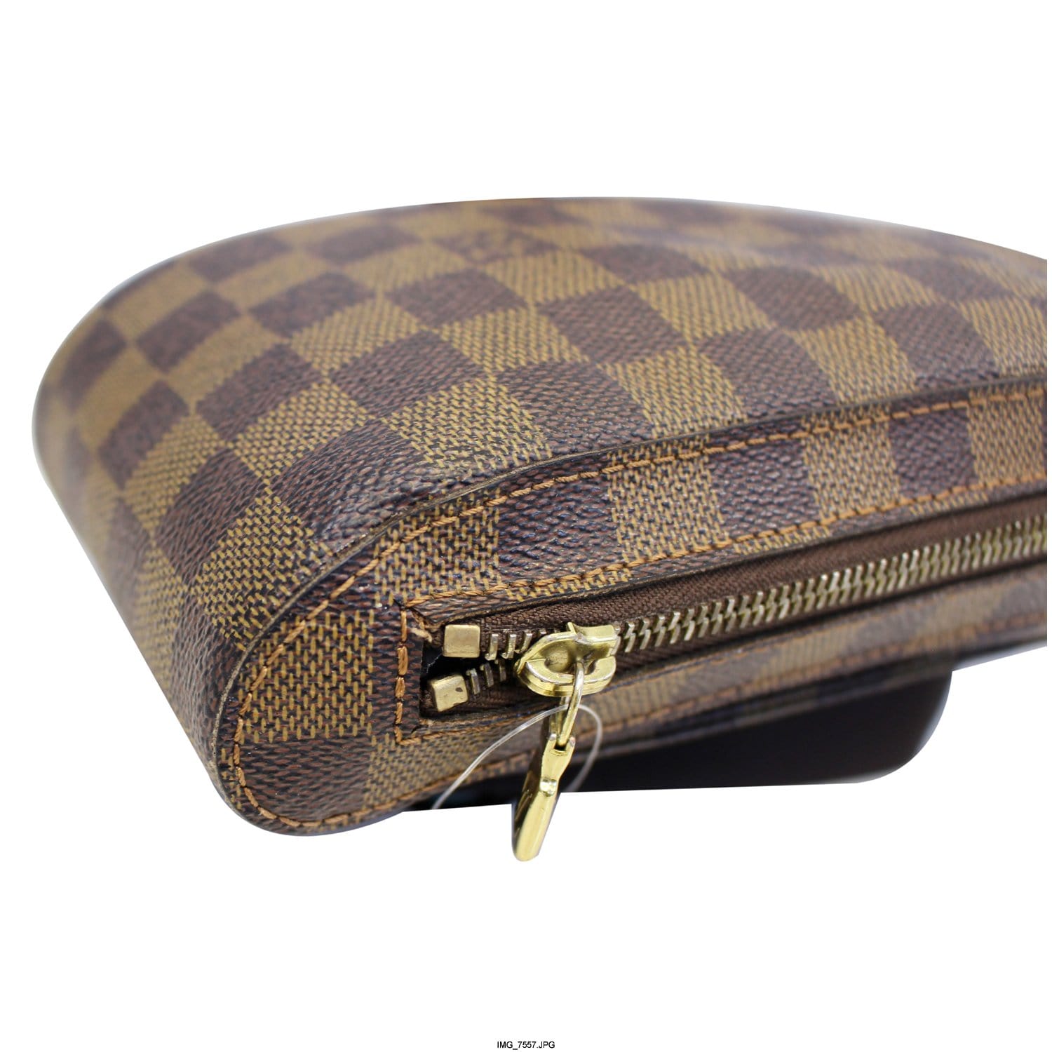 LOUIS VUITTON Geronimos Damier Ebene Hip Bag Brown-US