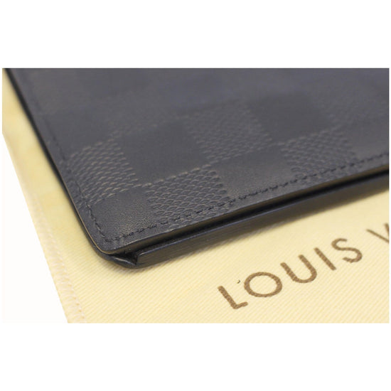 LOUIS VUITTON Pocket Organizer Damier Infini Black-US