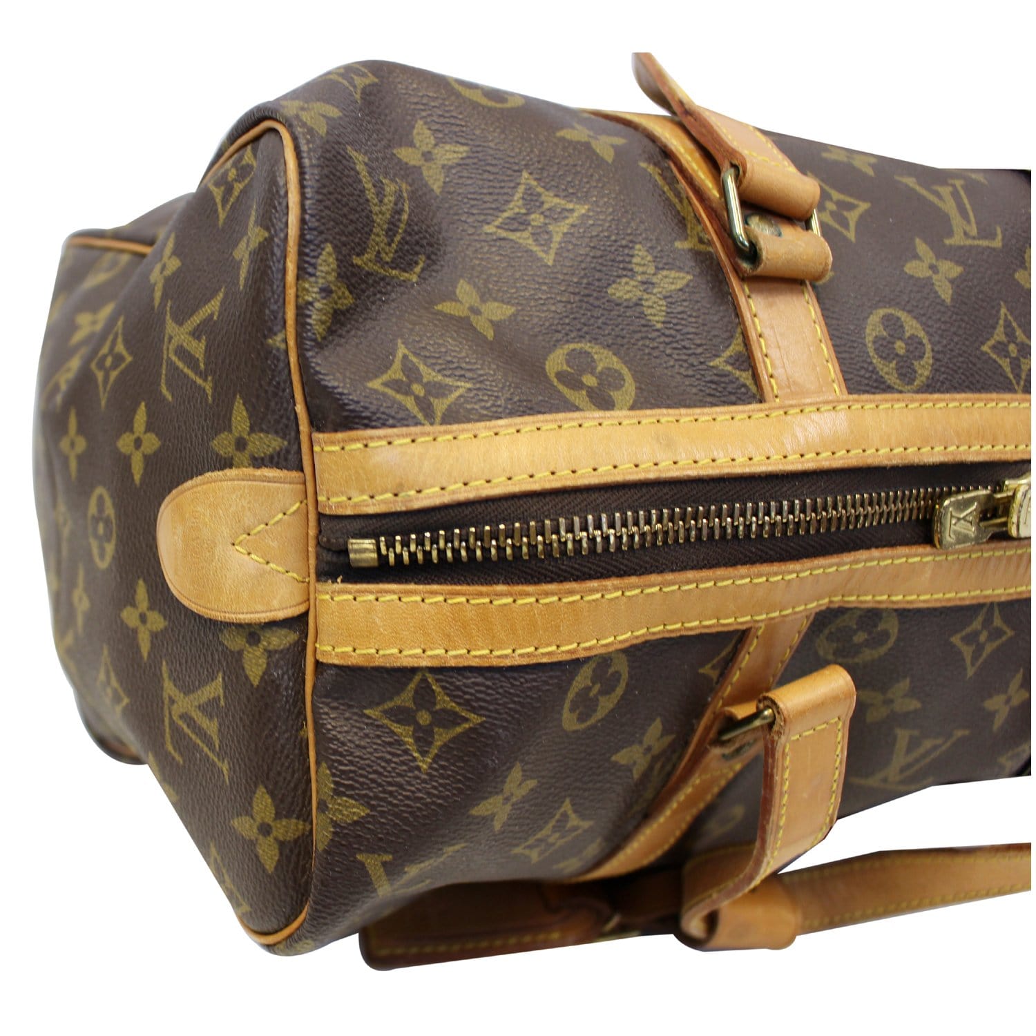 LOUIS VUITTON Monogram Canvas Sac Souple 35 Boston Bag-US