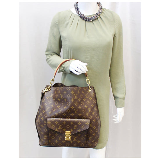 Louis Vuitton Metis Hobo Bag Monogram Canvas Brown Leather ref.540775 -  Joli Closet