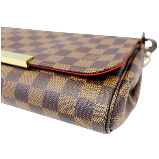 Louis Vuitton Damier Ebene Favorite MM Shoulder Bag (SHF-23754) – LuxeDH