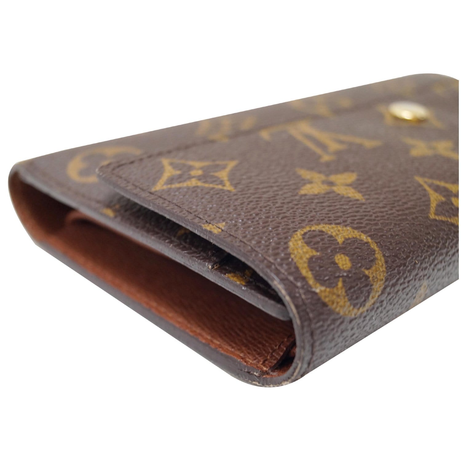 Louis Vuitton Emilie Wallet Monogram Reverse in Coated Canvas with  Gold-tone - US