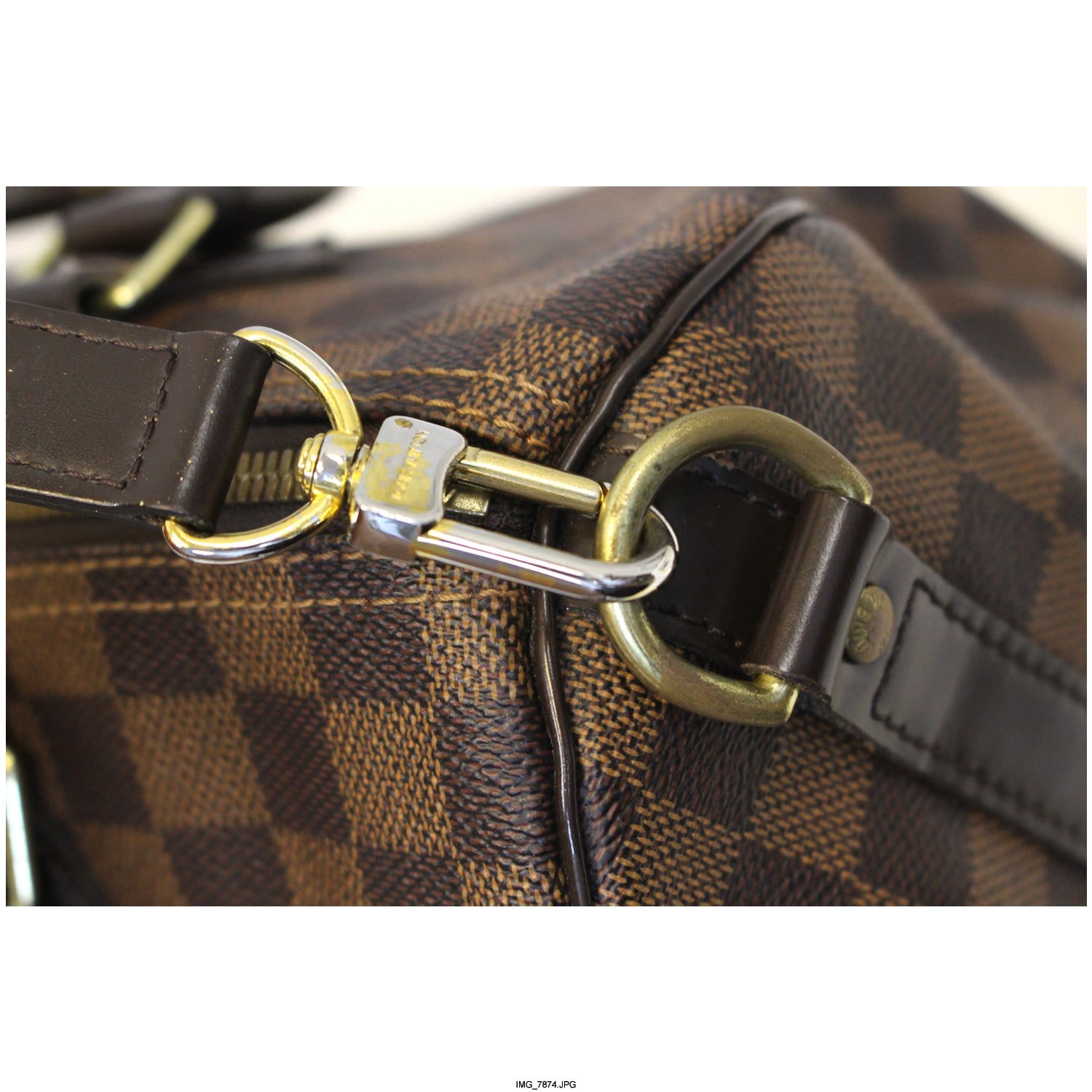 LOUIS VUITTON Speedy 30 Bandouliere Damier Ebene Shoulder Bag-US