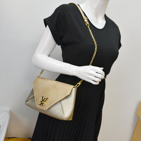 Louis Vuitton Love Note Black Leather Chain Bag