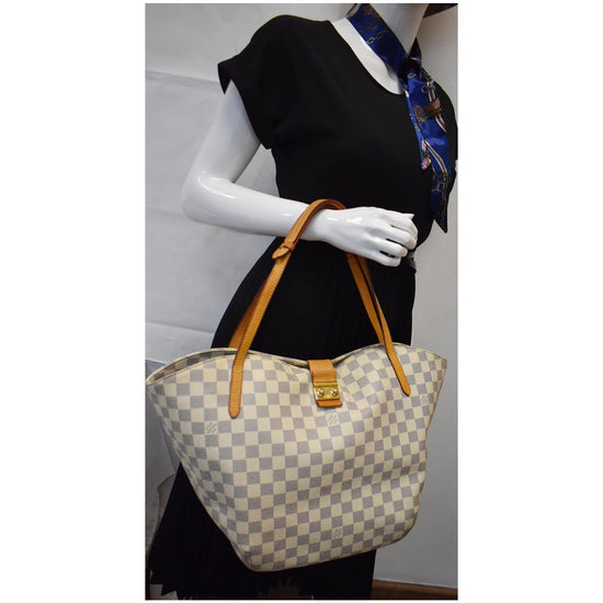 Louis Vuitton Damier Azur Salina PM - White Totes, Handbags - LOU762682