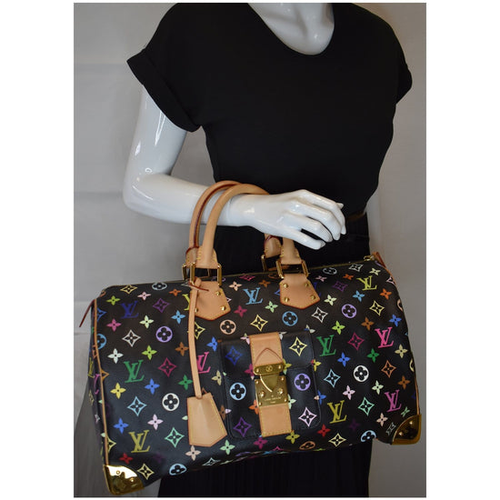 LOUIS VUITTON Monogram Multicolor Speedy 40 White 48080