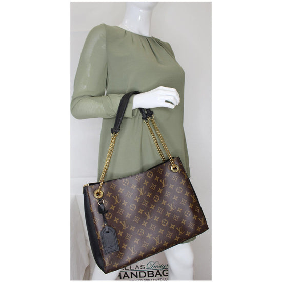 Louis Vuitton Surene MM Shoulder Tote Bag M43772 Monogram Brown