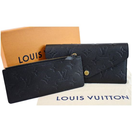 Authentic Louis Vuitton Black Monogram Empreinte Leather Josephine Wal –  Paris Station Shop