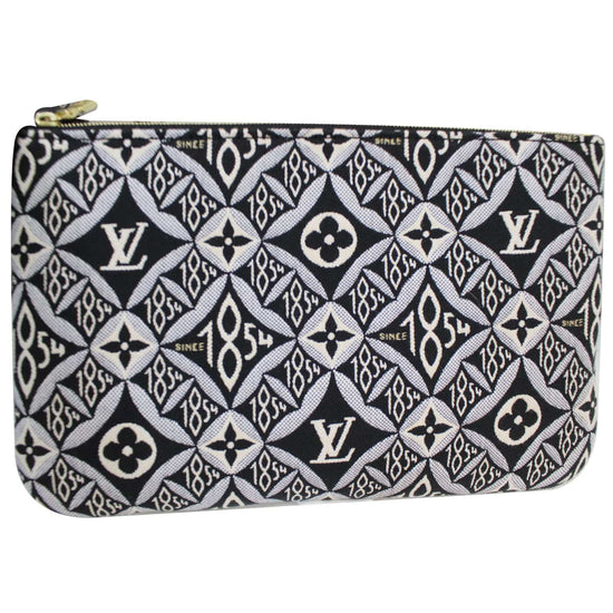 Louis Vuitton Grey/Khaki Monogram Jacquard Fabric and Leather