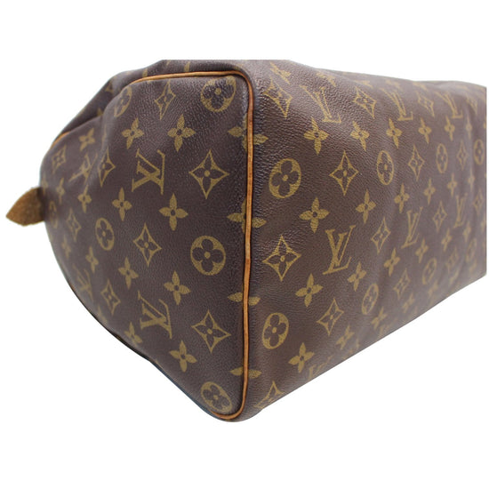 Brown Louis Vuitton Monogram Speedy 35 Boston Bag – Designer Revival