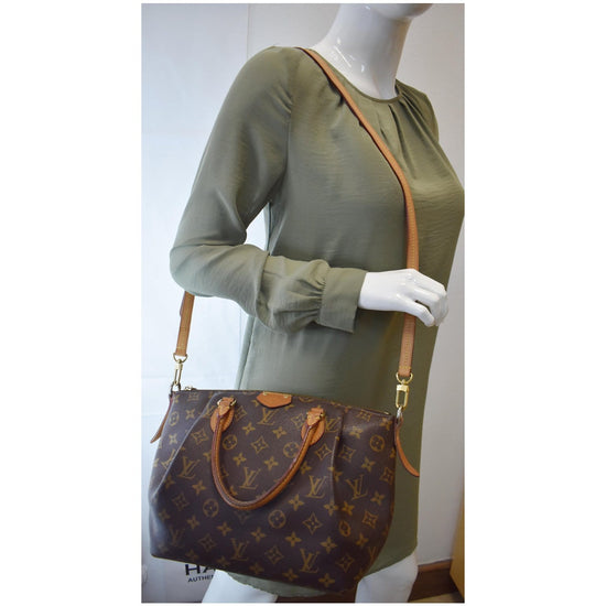 RvceShops Revival, Brown Louis Vuitton Monogram Turenne MM Satchel