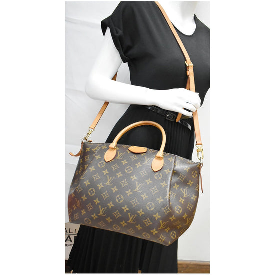 Louis Vuitton Turenne Handbag Monogram Canvas MM Brown 2335231