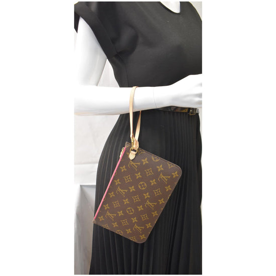 Louis Vuitton Neverfull GM Monogram with Pochette Dark brown Cloth