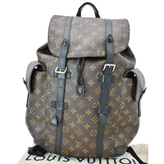 Louis Vuitton Christopher Backpack Monogram Brown in Coated Canvas with  Gold-tone - US