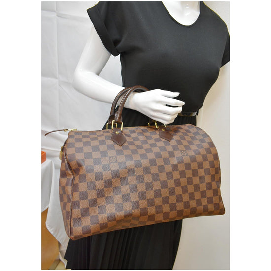 Louis Vuitton Speedy Bandoulière 35 Brown Damier Ebene