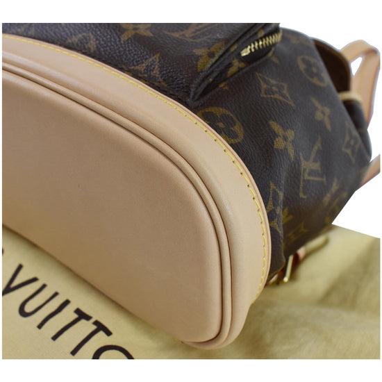 Louis+Vuitton+Montsouris+Backpack+Mini+Brown+Canvas%2FLeather for