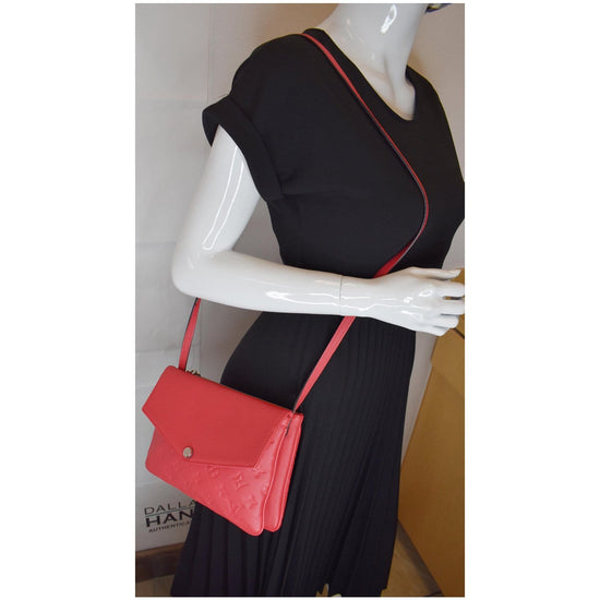 Domesticated Me: Louis Vuitton Twice Twinset Black Empreinte cross body clutch  bag purse