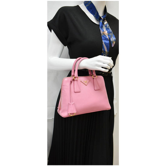 Prada Pink Saffiano Promenade Medium QNB0PB3RI7011