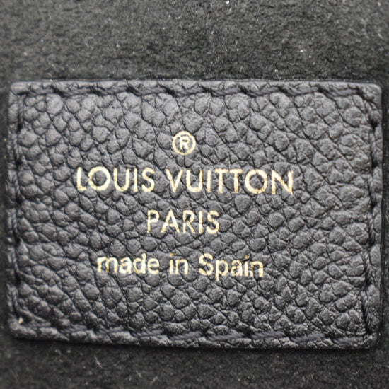 Louis Vuitton Black Monogram Empreinte Leather Surene MM Bag