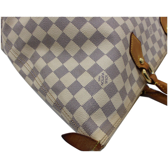 White Louis Vuitton Damier Azur Saleya GM Tote Bag – RvceShops Revival