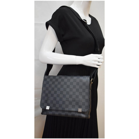 Louis Vuitton Damier Graphite District PM Men's Shoulder Bag