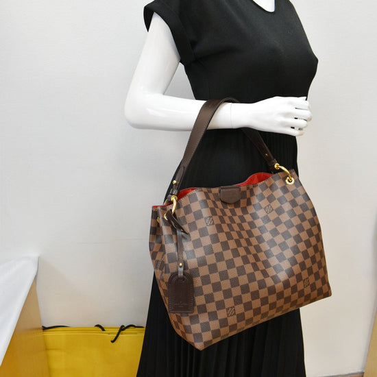 Graceful leather handbag Louis Vuitton Brown in Leather - 17277434