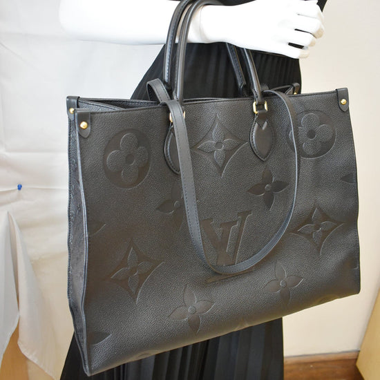 Shop Louis Vuitton ONTHEGO OnTheGo GM Tote Bag Monogram Empreinte Leather  Black by CHARIOTLONDON