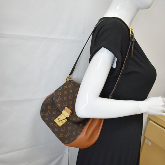 LOUIS VUITTON Eden MM Monogram Canvas Shoulder Bag Brown-DD5816