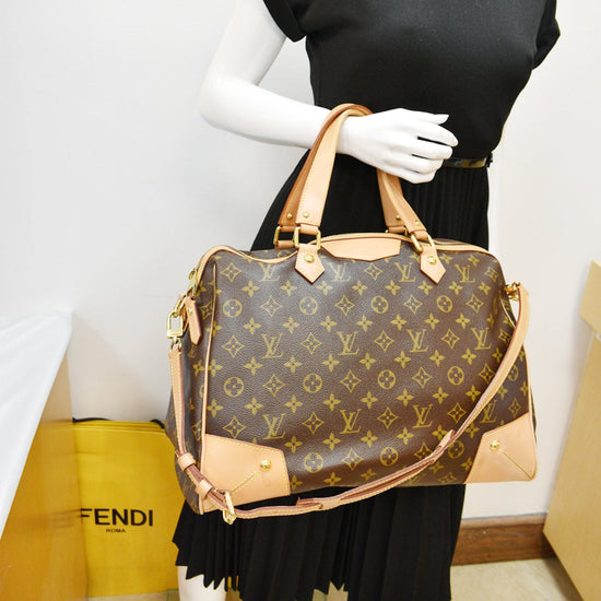 LOUIS VUITTON Retiro GM Monogram Canvas 2 Way Shoulder Bag Brown-US