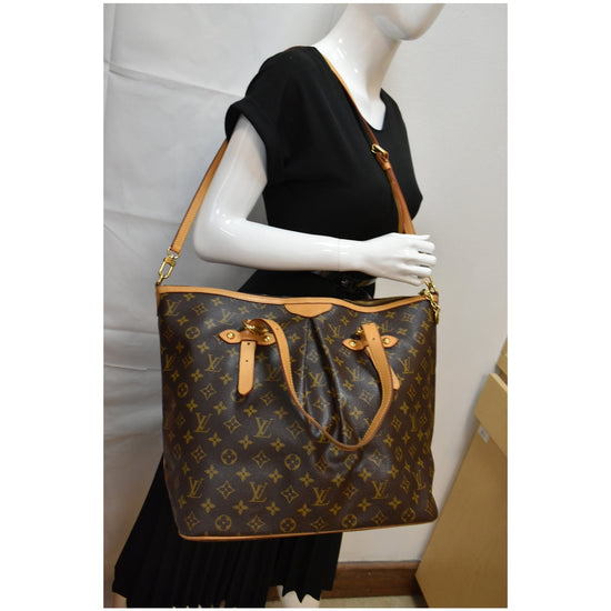 LOUIS VUITTON Monogram Palermo GM Large Tote Shoulder Bag Purse - Made in  USA