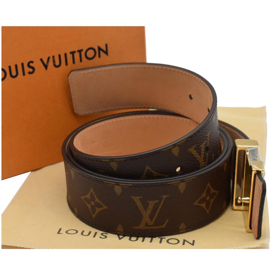 LOUIS VUITTON Monogram 40mm LV Initiales Belt 110 44 551912