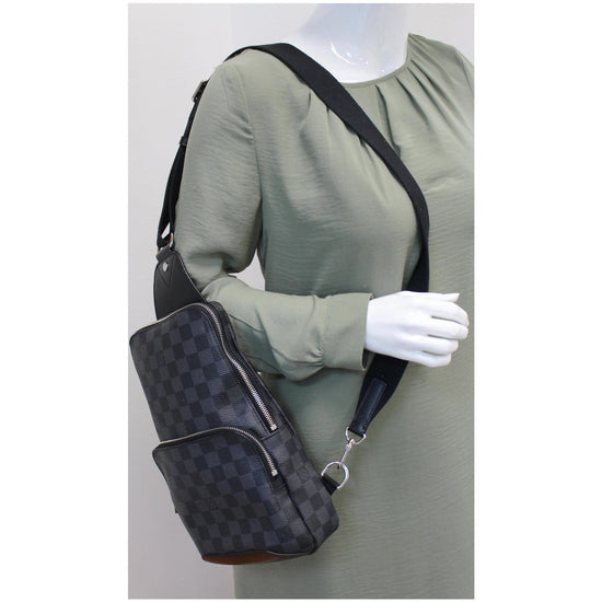 Avenue Sling Bag Damier Graphite – Keeks Designer Handbags