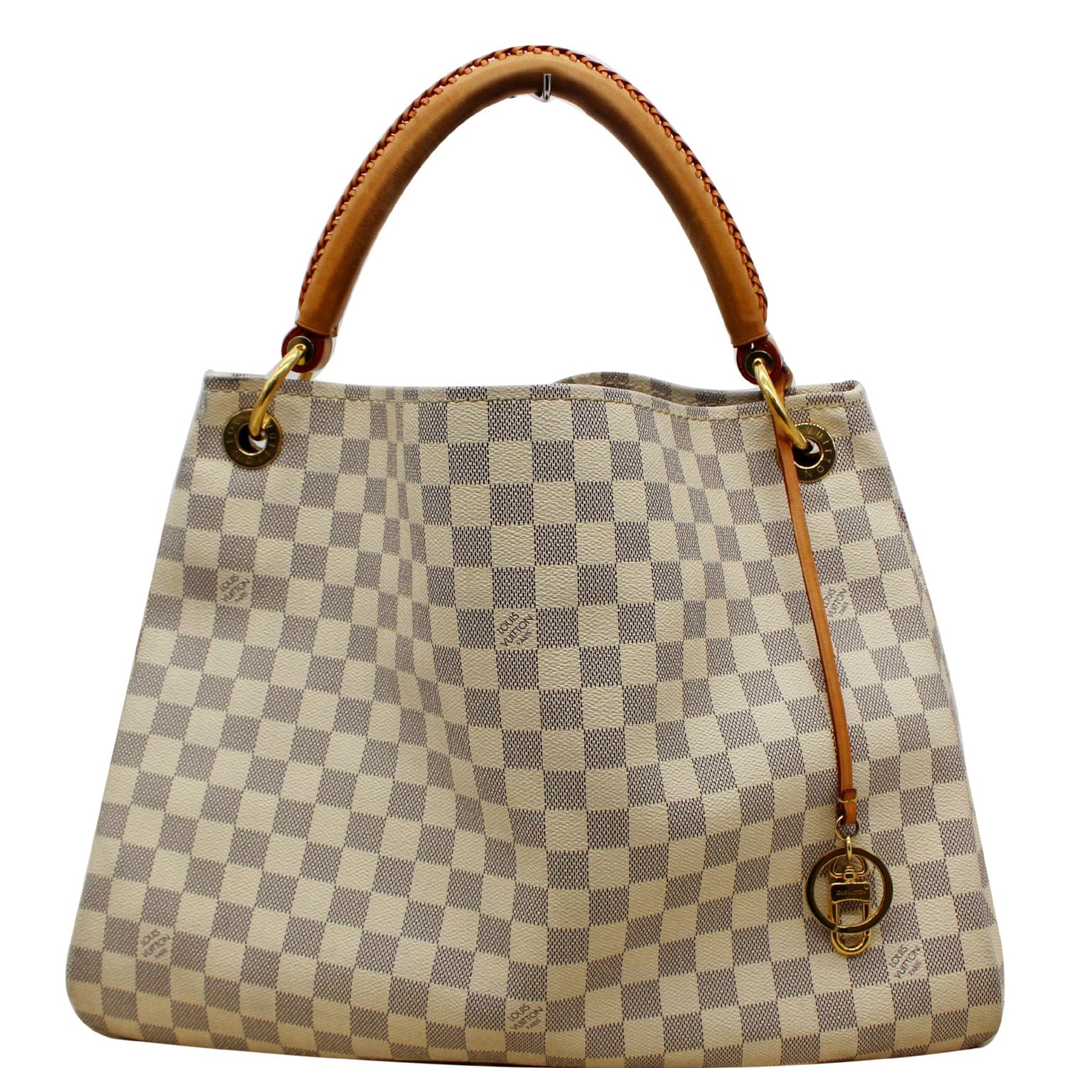 Louis Vuitton Damier Azur Artsy MM Shoulder Bag (SHF-21109) – LuxeDH