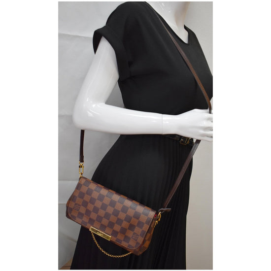 Louis Vuitton Favorite PM Damier Ebene Crossbody Bag