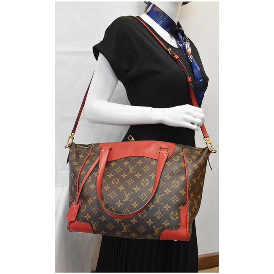 LOUIS VUITTON Estrela MM Handbag Monogram Shoulder Bag M51193 Coquelicot  Red