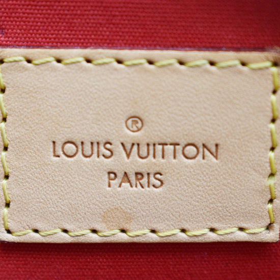 Red Louis Vuitton Monogram Vernis Montaigne BB Satchel –  AmaflightschoolShops Revival