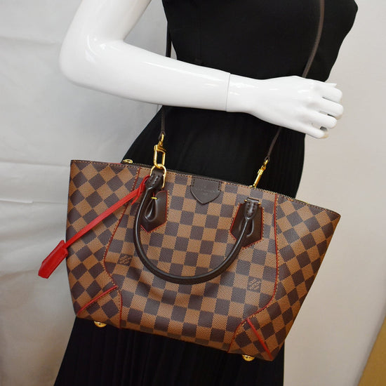 Louis Vuitton Monogram Canvas Caissa Hobo Damier in Brown with red Trim -  Luxury In Reach