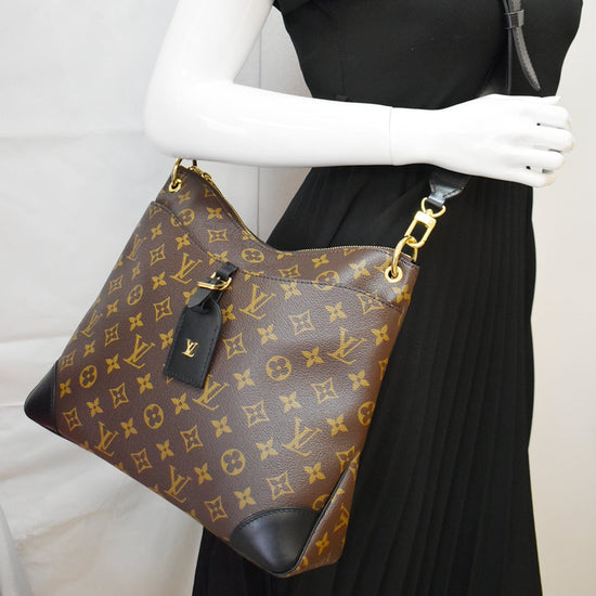 Louis Vuitton Monogram Canvas Odeon MM Shoulder Bag (SHF-22493