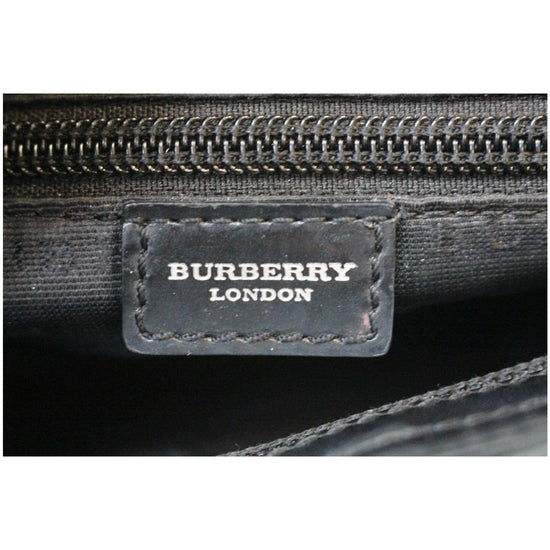 Burberry Tweed & Leather Multicolor Check Pochette